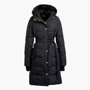 J. Crew Factory Black Winter Coat